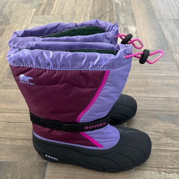 SOREL YOUTH FLURRY GIRLS’ SNOW BOOT size 5 - Picture 6 of 11